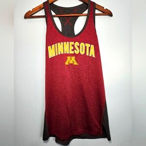 Minnesota Maroon, Gold and Gray‎ Tank Top Size M/L Racerback